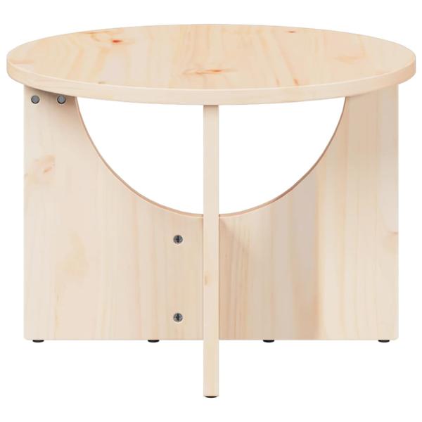 Couchtisch Natürlich 50 x 50 x 35 cm Massivkiefer