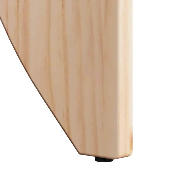 Couchtisch 2 pcs Natürlich 41,5 x 41,5 x 44 cm Massivkiefer