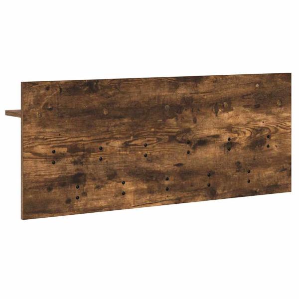 Wandmontierter Kleiderständer Räuchereiche 100 x 40 x 12 cm