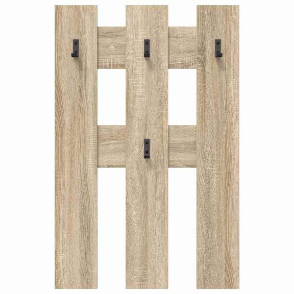 Wandmontierter Kleiderständer Sonoma Eiche 65 x 3 x 100 cm