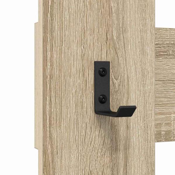 Wandmontierter Kleiderständer Sonoma Eiche 65 x 3 x 100 cm