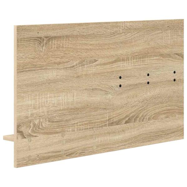 Wandmontierter Kleiderständer Sonoma Eiche 90 x 10 x 50 cm