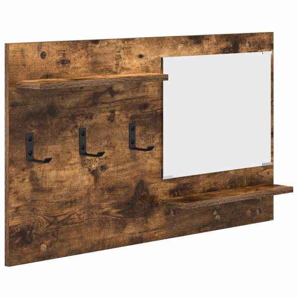 Wandmontierter Kleiderständer Rauch-Eiche 90 x 10 x 50 cm