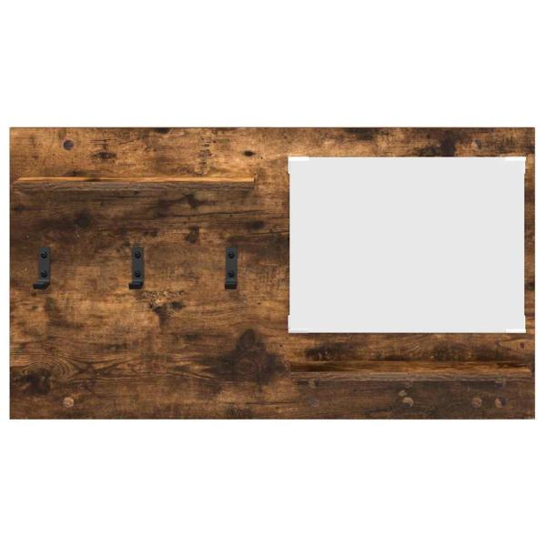 Wandmontierter Kleiderständer Rauch-Eiche 90 x 10 x 50 cm