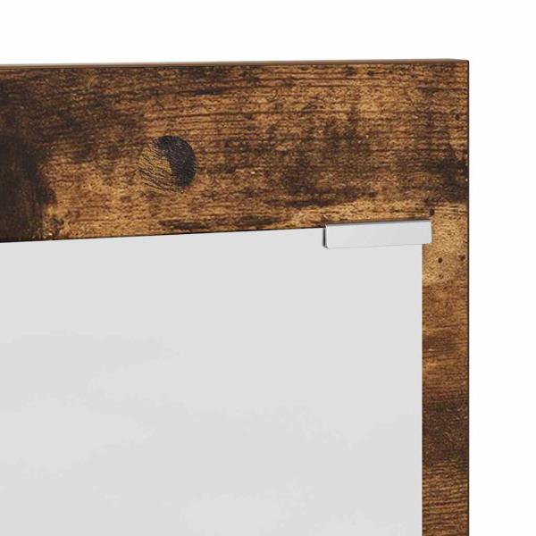 Wandmontierter Kleiderständer Rauch-Eiche 90 x 10 x 50 cm