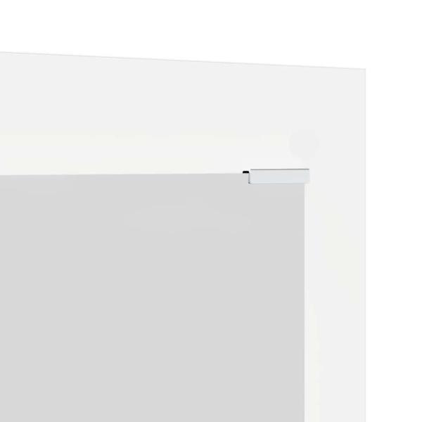 Wandmontierter Kleiderständer Weiß 96 x 1.5 x 90 cm