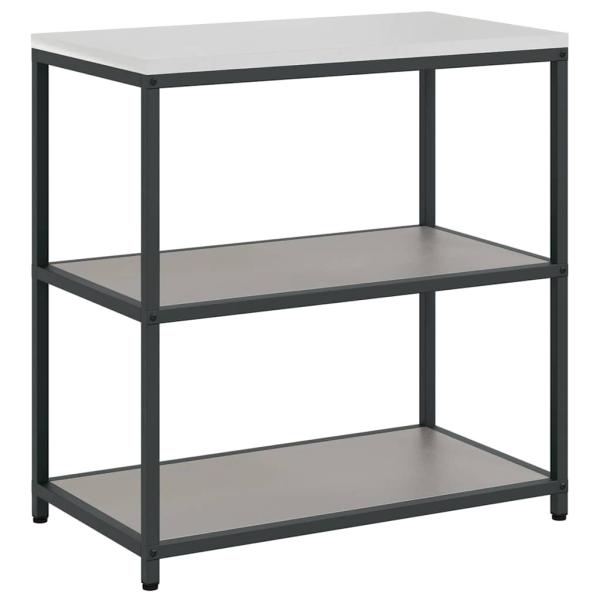Küchenlageregal mit Regal mit Speicher Rostig 60 x 50 x 92 cm Wetterstahl