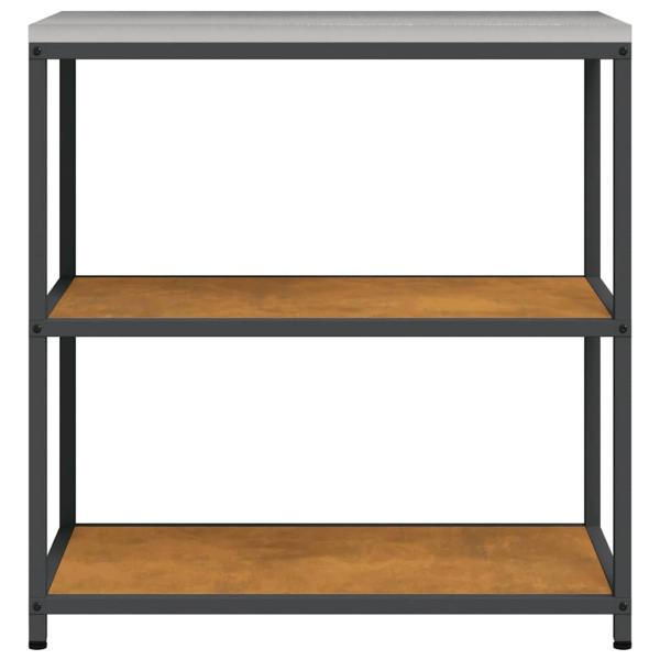 Küchenlageregal mit Regal mit Speicher Rostig 60 x 50 x 92 cm Wetterstahl