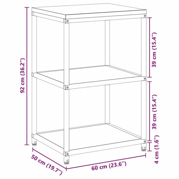 Küchenlageregal mit Regal mit Speicher Silber 60 x 50 x 92 cm Edelstahl