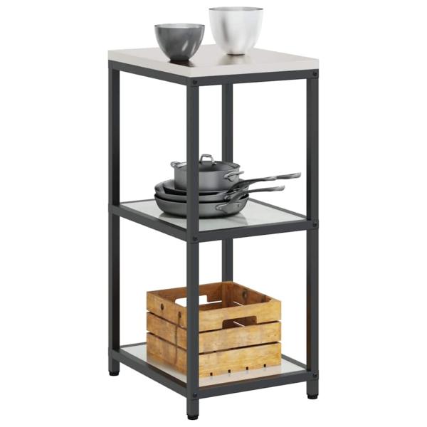 Küchenlageregal Silber 60 x 50 x 92 cm Galvanisierter Stahl
