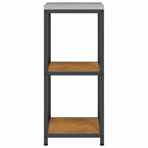 Küchenlageregal mit Regal mit Speicher Rostig 60 x 50 x 92 cm Wetterstahl