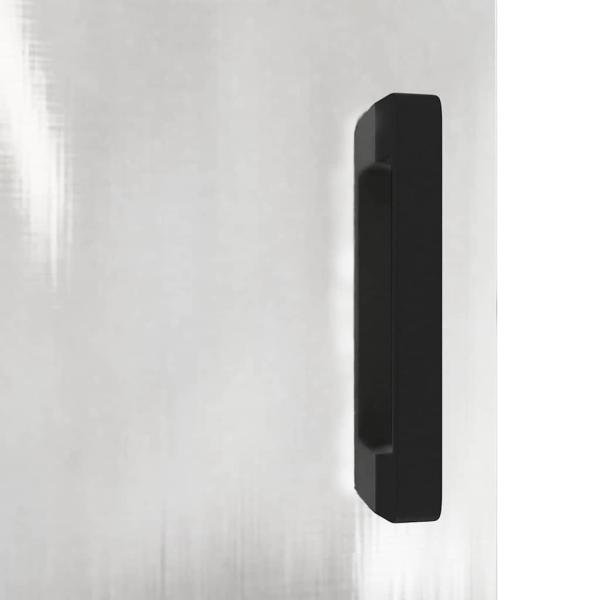 Küchenlagerregal mit Regal mit Speicher mit Tür Silber 60 x 50 x 92 cm Edelstahl