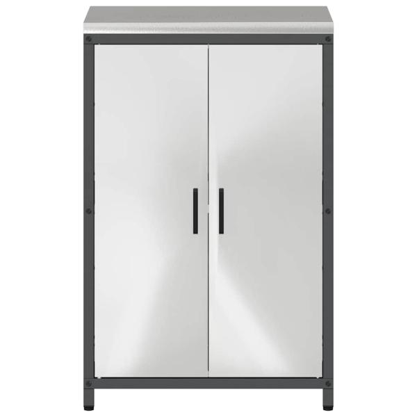 Küchenlagerregal Silber 60 x 50 x 92 cm Galvanisierter Stahl