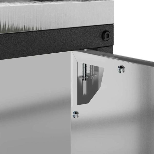 Küchenlagerregal Silber 60 x 50 x 92 cm Galvanisierter Stahl