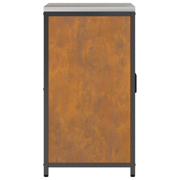 Küchenlagerregal Rostig 60 x 50 x 92 cm Wetterstahl