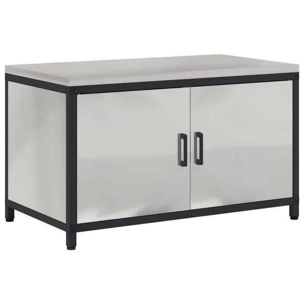 Küchenlagerregal Silber 60 x 50 x 92 cm Galvanisierter Stahl