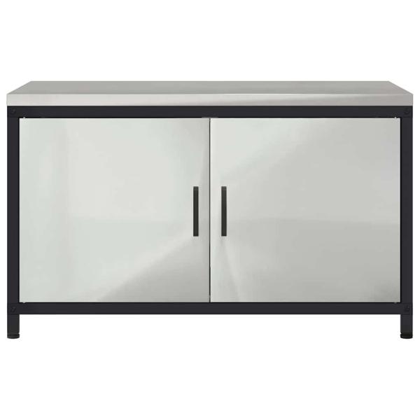 Küchenlagerregal Silber 60 x 50 x 92 cm Galvanisierter Stahl