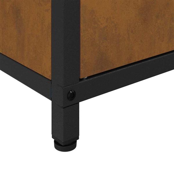 Küchenlagerregal mit Regal Rostig 60 x 50 x 92 cm Wetterstahl
