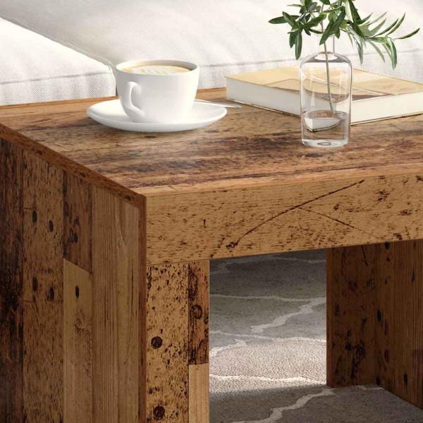 Couchtisch Altholz 50 x 50 x 35 cm Holzwerkstoff