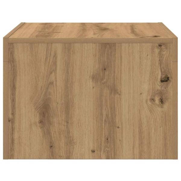 Couchtisch Eiche handwerklich 50 x 50 x 35 cm Holzwerkstoff