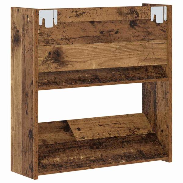 Wandschuhschränke Altholz 60 x 18 x 60 cm Holzwerkstoff