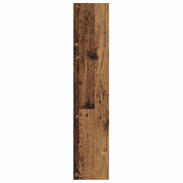 Wandschuhschränke 2 pcs Altholz 60 x 18 x 60 cm Holzwerkstoff