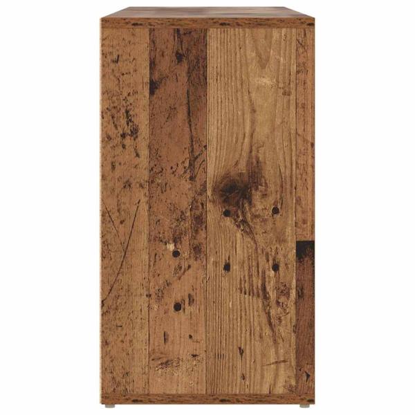 Schuhbank mit Regal Sonstiges Altholz 103 x 30 x 55 cm Holzwerkstoff