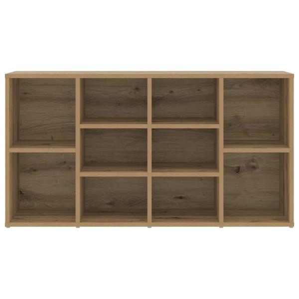 Schuhbank Eiche handwerklich 103 x 30 x 55 cm Holzwerkstoff