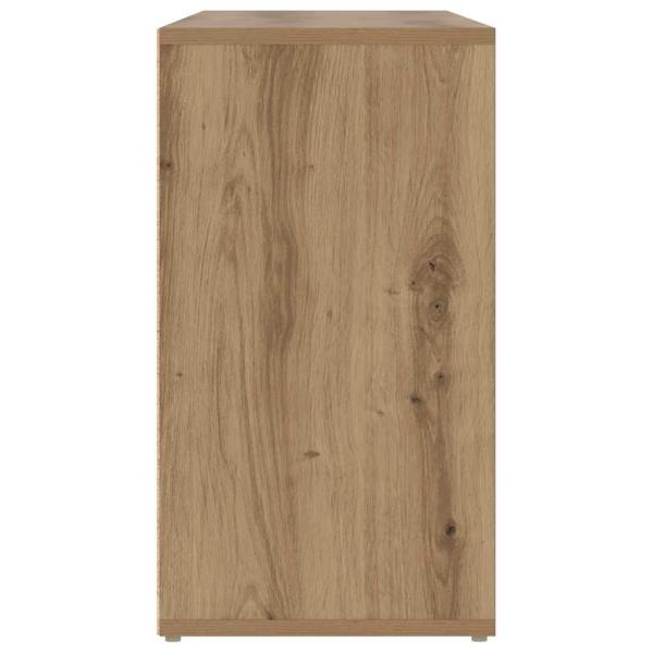 Schuhbank Eiche handwerklich 103 x 30 x 55 cm Holzwerkstoff