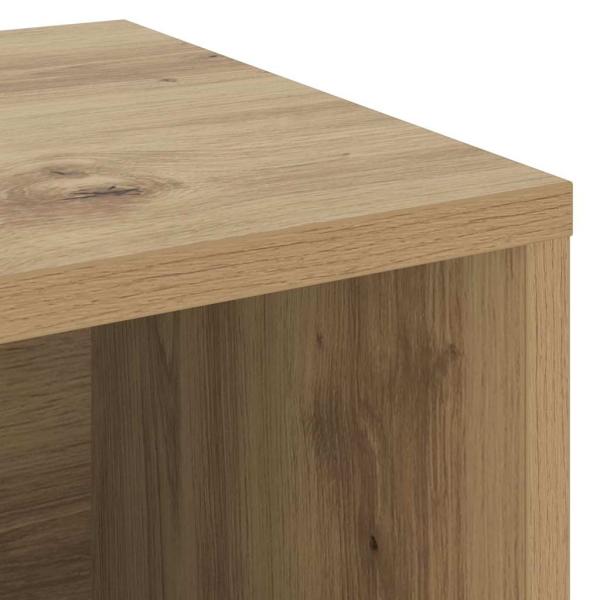 Schuhbank Eiche handwerklich 103 x 30 x 55 cm Holzwerkstoff