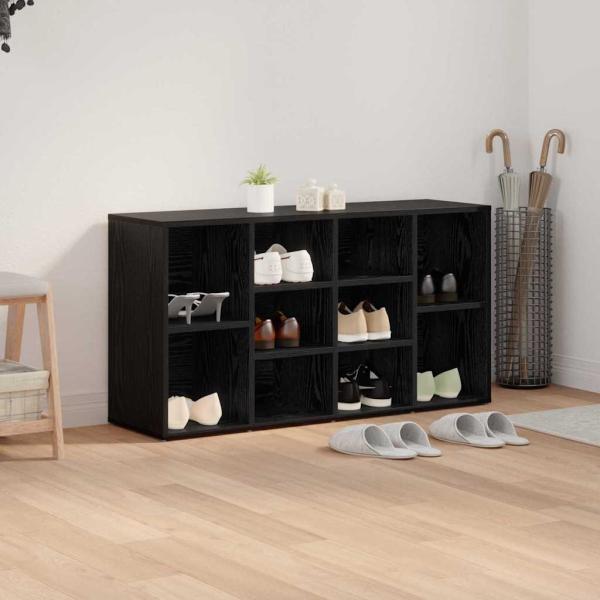 Schuhbank Schwarze Eiche 103 x 30 x 55 cm Holzwerkstoff