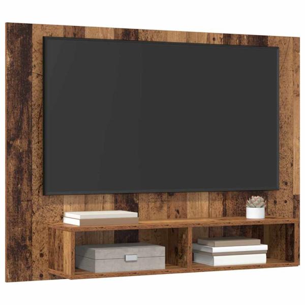 Wand TV Schrank Altes Holz 120 x 23.5 x 90 cm Holzwerkstoff