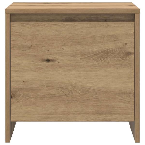 Nachttisch Eiche handwerklich 45 x 34 x 44.5 cm Holzwerkstoff
