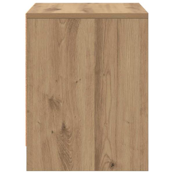 Nachttisch Eiche handwerklich 45 x 34 x 44.5 cm Holzwerkstoff