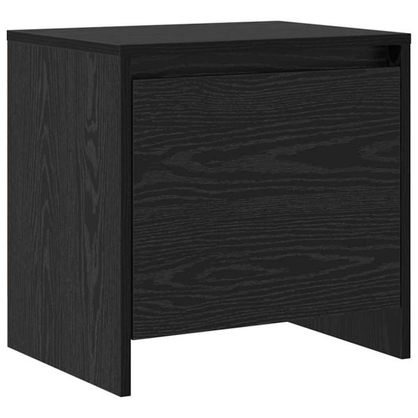 Nachttisch Schwarze Eiche 45 x 34 x 44.5 cm Holzwerkstoff