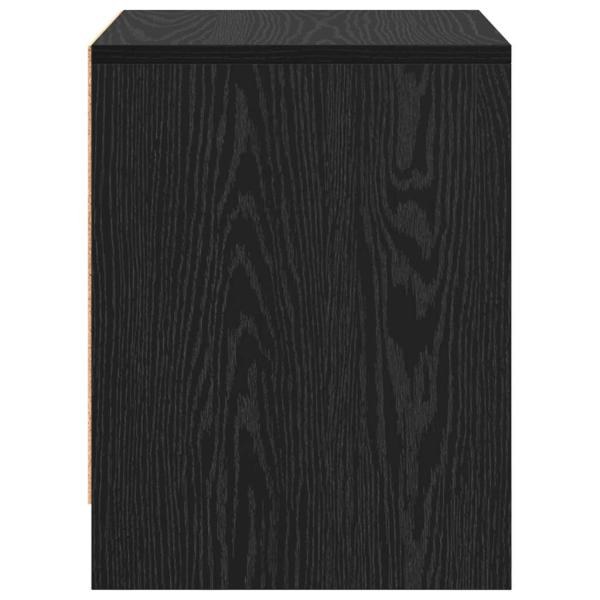 Nachttisch Schwarze Eiche 45 x 34 x 44.5 cm Holzwerkstoff