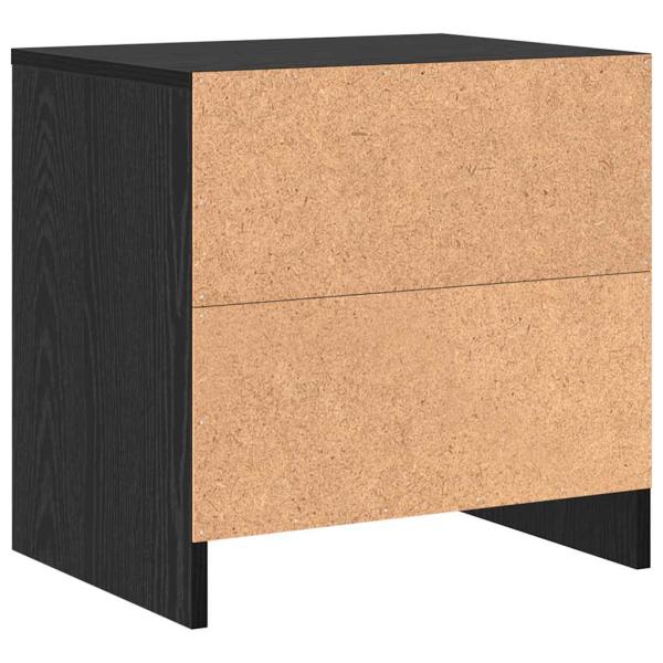 Nachttisch Schwarze Eiche 45 x 34 x 44.5 cm Holzwerkstoff