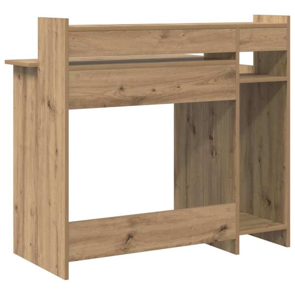 Schreibtisch Eiche handwerklich 97 x 45 x 90 cm Holzwerkstoff