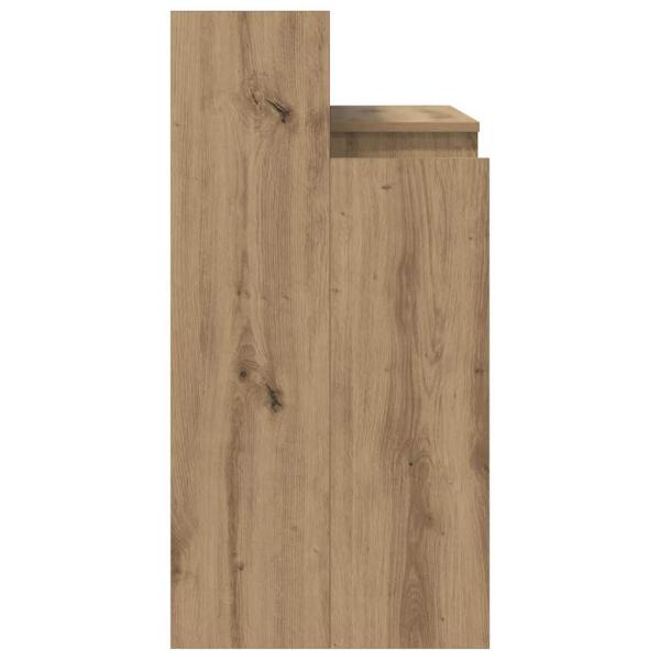 Schreibtisch Eiche handwerklich 97 x 45 x 90 cm Holzwerkstoff