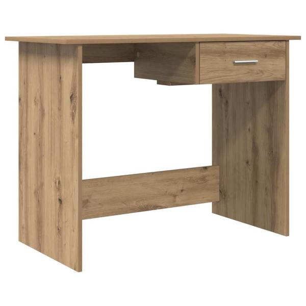 Schreibtisch Eiche handwerklich 100 x 50 x 76 cm Holzwerkstoff