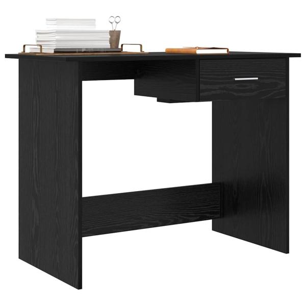 Schreibtisch Schwarze Eiche 100 x 50 x 76 cm Holzwerkstoff