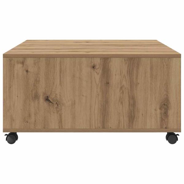 Couchtisch Eiche handwerklich 75 x 75 x 38 cm Holzwerkstoff