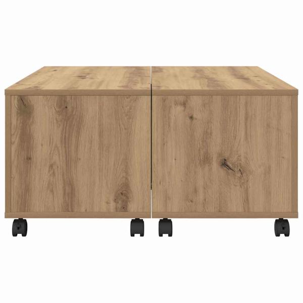 Couchtisch Eiche handwerklich 75 x 75 x 38 cm Holzwerkstoff