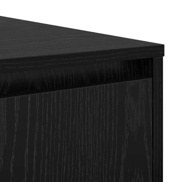 Couchtisch Schwarze Eiche 80 x 80 x 31 cm Holzwerkstoff