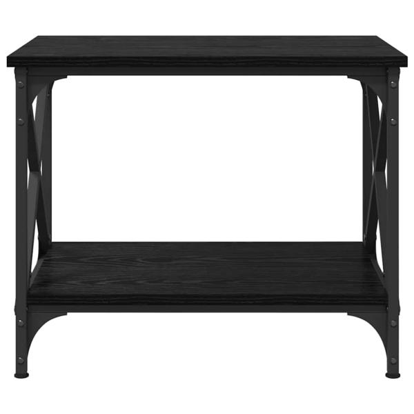 Beistelltisch Schwarze Eiche 55 x 38 x 45 cm Holzwerkstoff