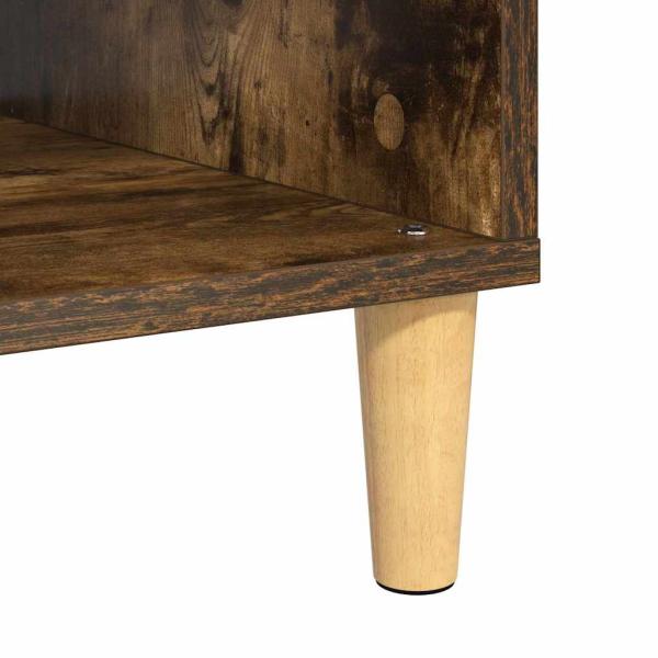 mit Speicher mit Tür Räuchereiche 103,5 x 60 x 35 cm Holzwerkstoff