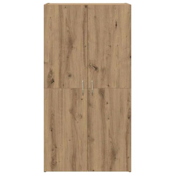 Büroschrank Eiche handwerklich 60 x 32 x 115 cm Holzwerkstoff