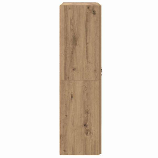 Büroschrank Eiche handwerklich 60 x 32 x 115 cm Holzwerkstoff