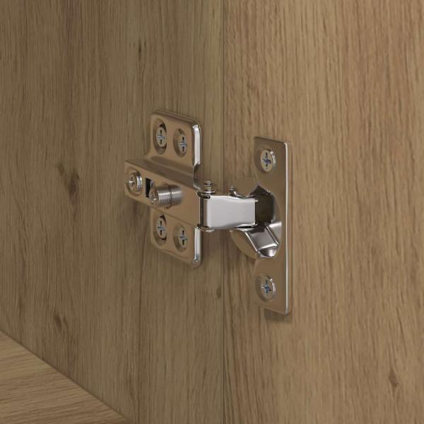 Büroschrank Eiche handwerklich 60 x 32 x 115 cm Holzwerkstoff
