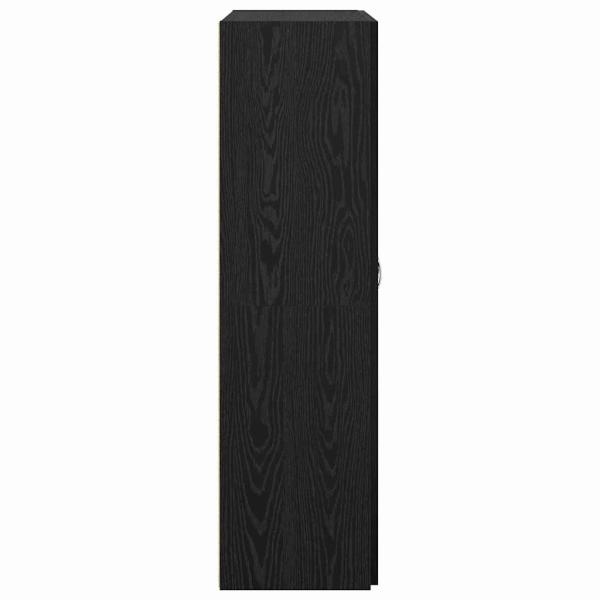 Büroschrank Schwarze Eiche 60 x 32 x 115 cm Holzwerkstoff